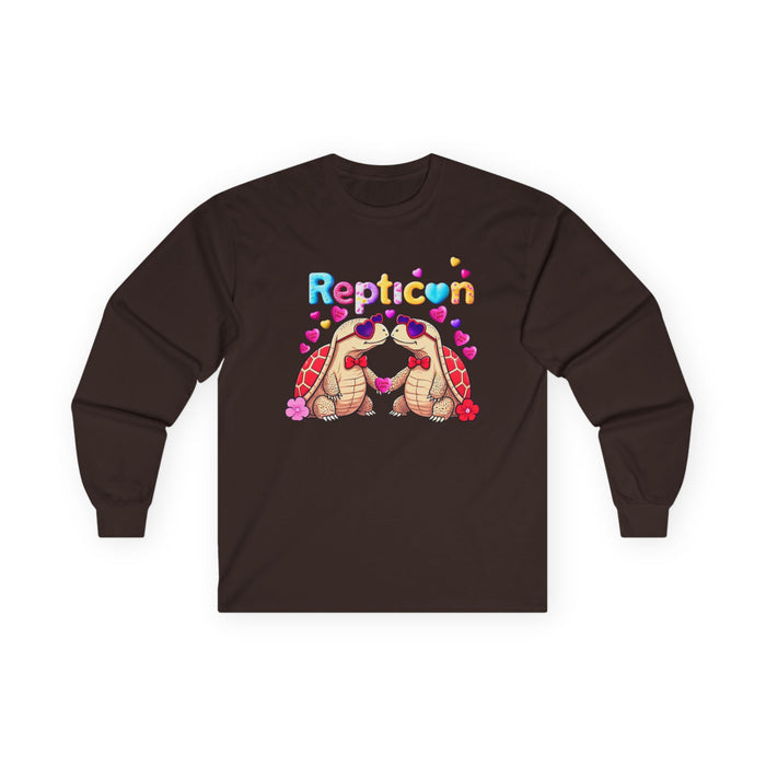 Repticon Unisex Ultra Cotton Long Sleeve Tee w/ Valentine Tortoises