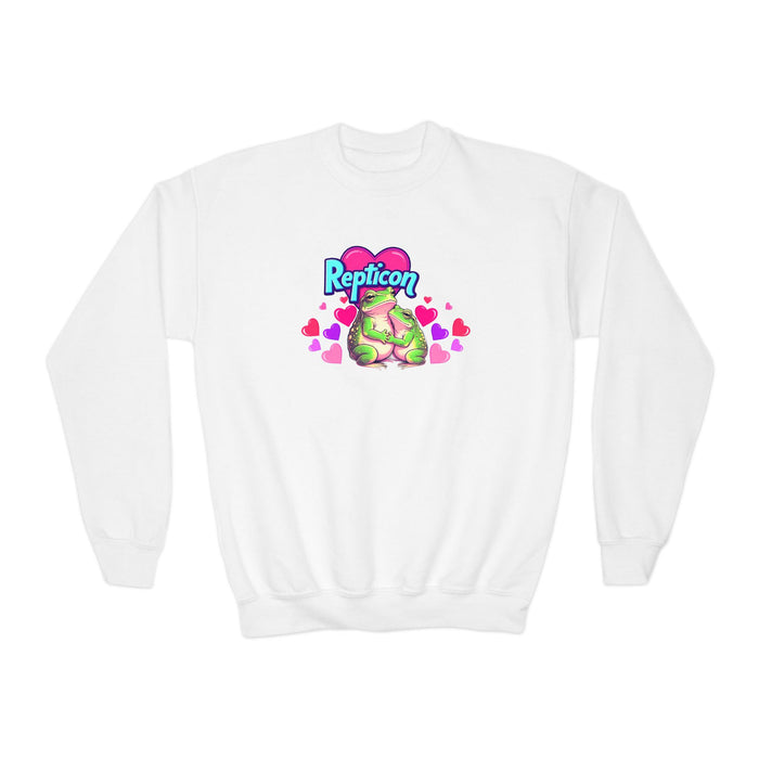 Repticon Youth Crewneck Sweatshirt w/ Valentine Toads