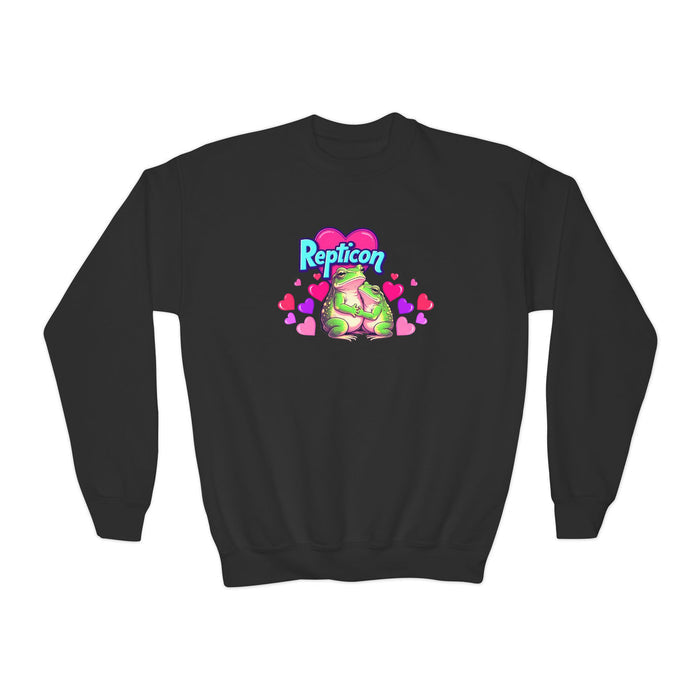 Repticon Youth Crewneck Sweatshirt w/ Valentine Toads
