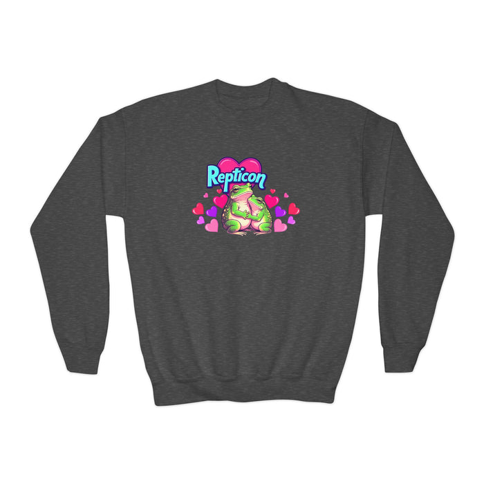 Repticon Youth Crewneck Sweatshirt w/ Valentine Toads