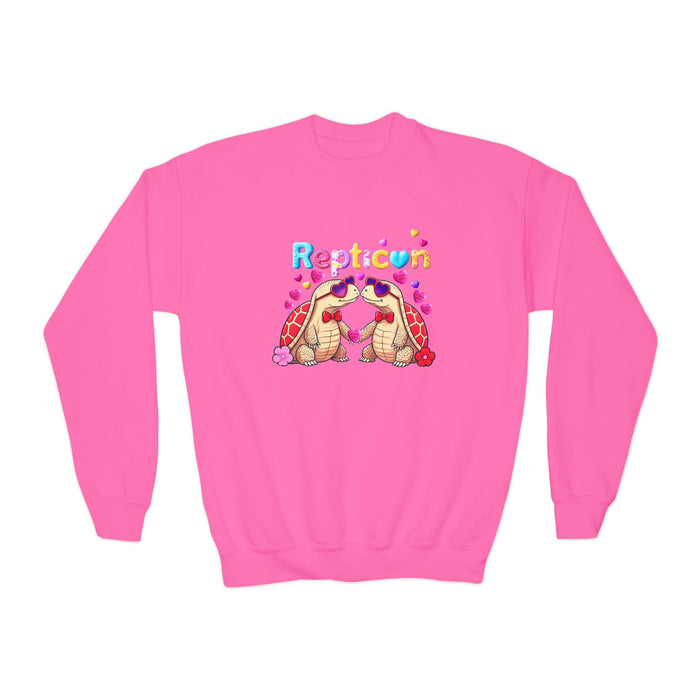 Repticon Youth Crewneck Sweatshirt w/ Valentine's Tortoises