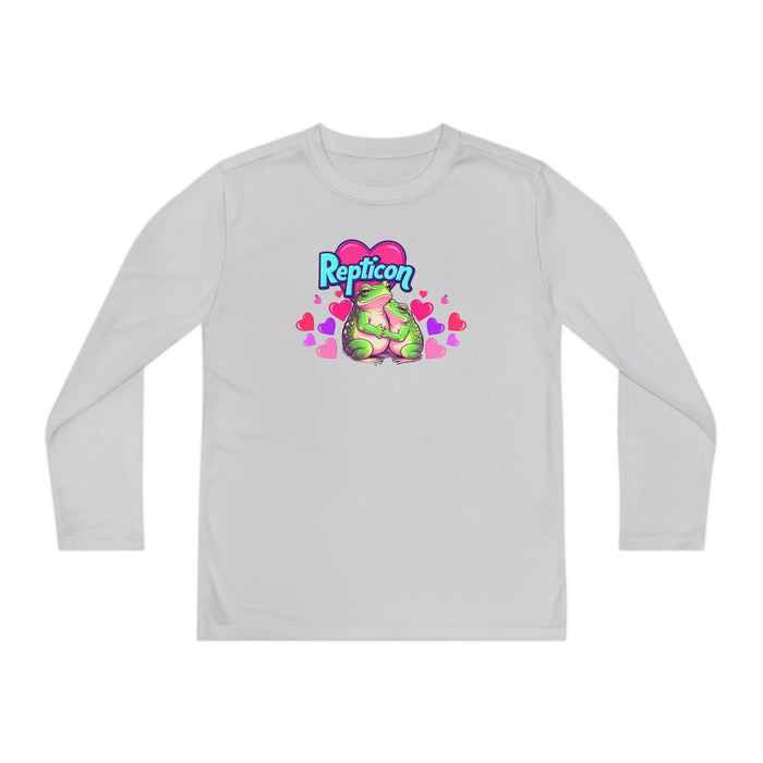 Repticon Youth Long Sleeve Competitor Tee w/ Valentine Frogs