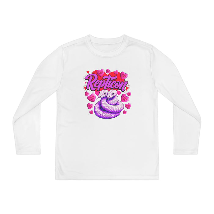 Repticon Youth Long Sleeve Competitor Tee w/ Valentine Snakes
