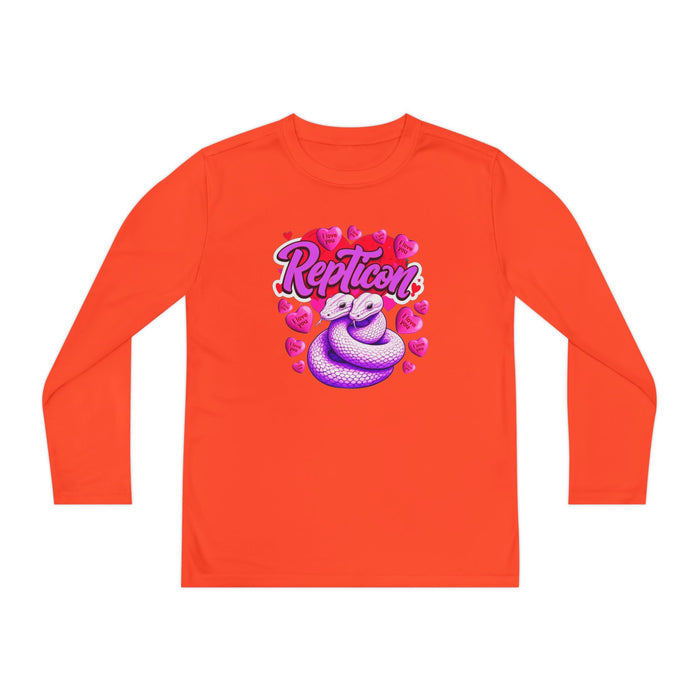 Repticon Youth Long Sleeve Competitor Tee w/ Valentine Snakes