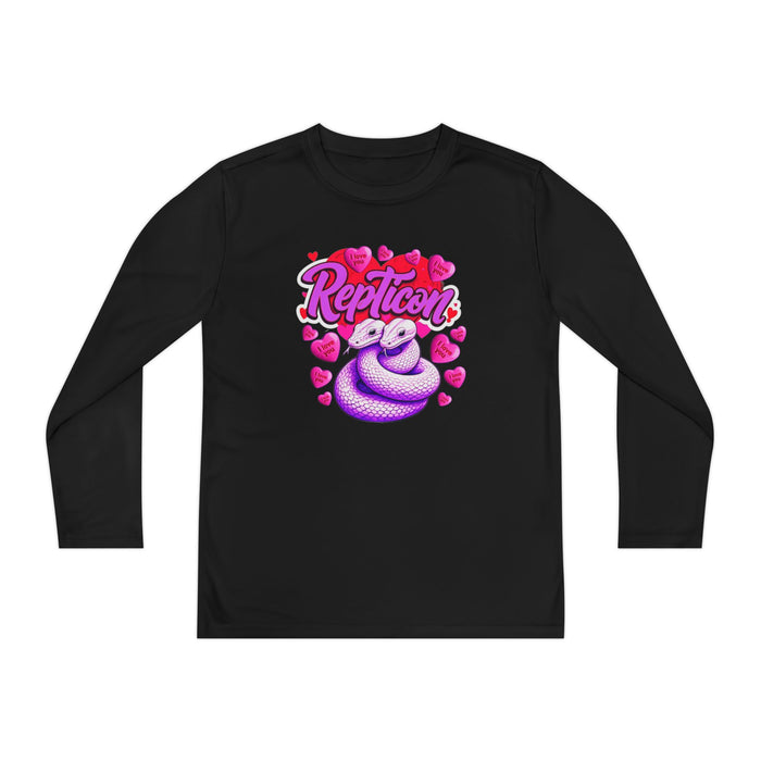Repticon Youth Long Sleeve Competitor Tee w/ Valentine Snakes