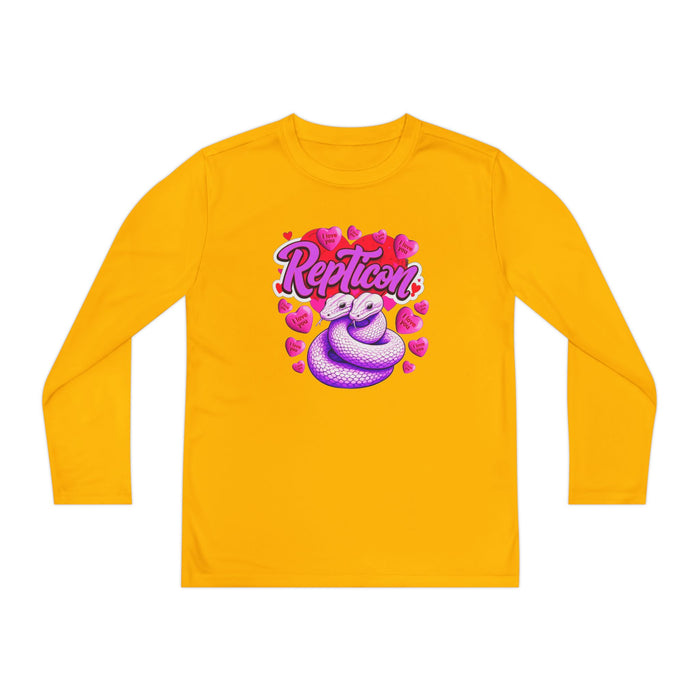 Repticon Youth Long Sleeve Competitor Tee w/ Valentine Snakes