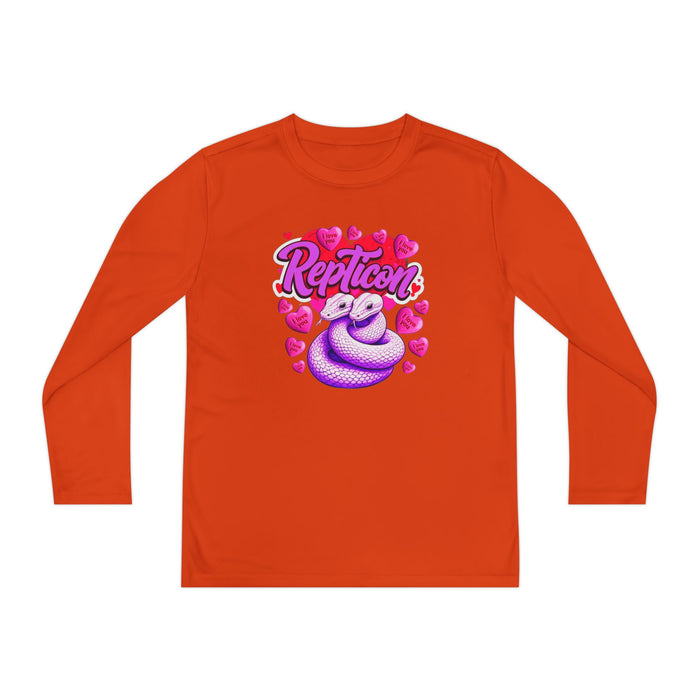 Repticon Youth Long Sleeve Competitor Tee w/ Valentine Snakes