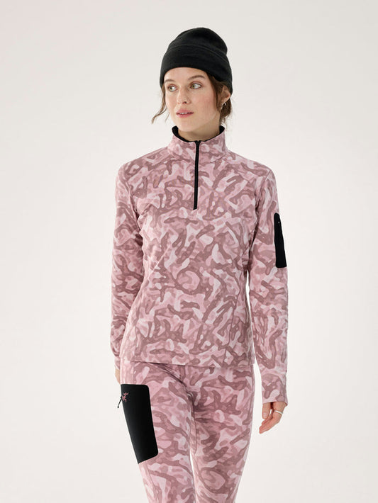 Rho Zip Neck Women's - Print
