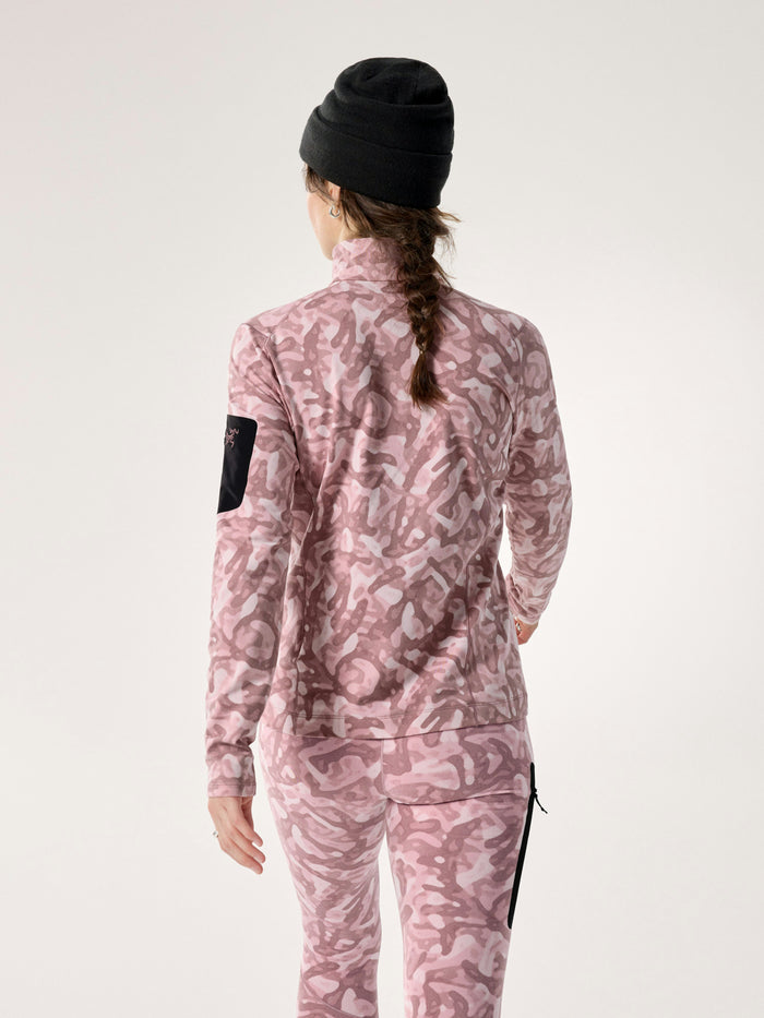 Rho Zip Neck Women's - Print