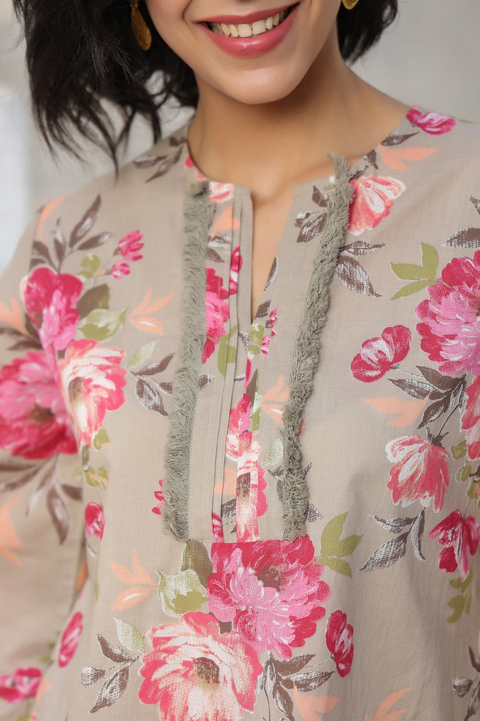 Rose Quartz Cotton Co-ord Set
