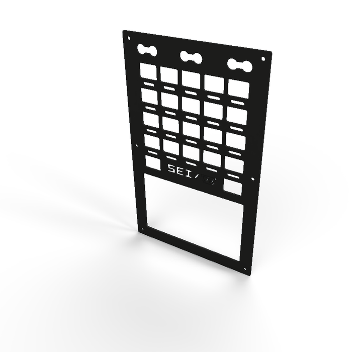 Rossmonster End Cabinet MOLLE Panel - Black product render
