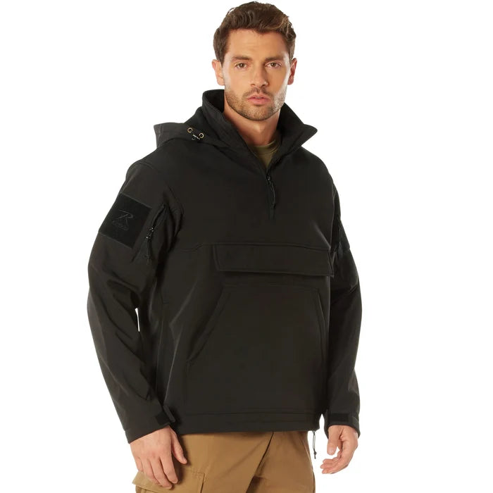 Rothco Concealed Carry Soft Shell Anorak - Black