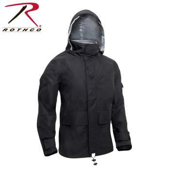 Rothco Hard Shell Waterproof Jacket - Black