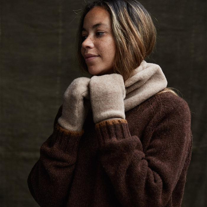 Sandpiper Women's Snood - Merino Wool Fleece - Driftwood