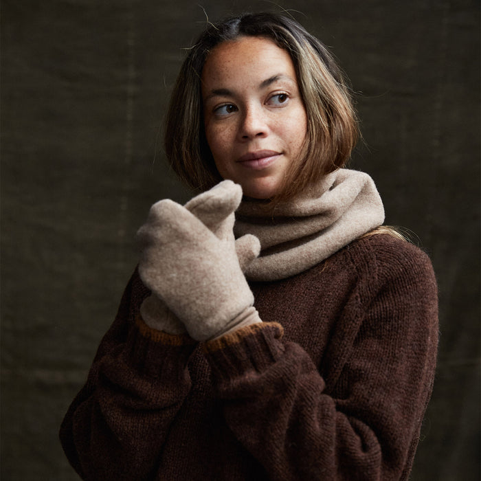 Sandpiper Women's Snood - Merino Wool Fleece - Driftwood