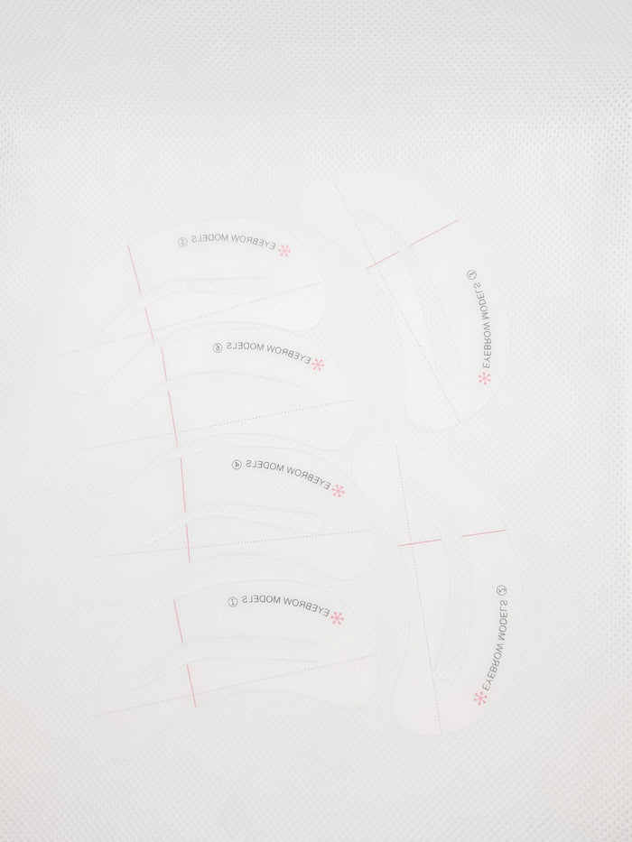 Simply Spoiled Eyebrow Model Stencils