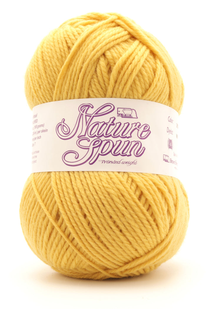 Brown Sheep Co. - NatureSpun Worsted / Child S/L  Adult S / Harvest Wheat 302