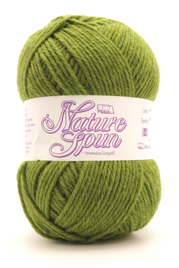 Brown Sheep Co. - NatureSpun Worsted / Child S/L  Adult S / Limestone 144