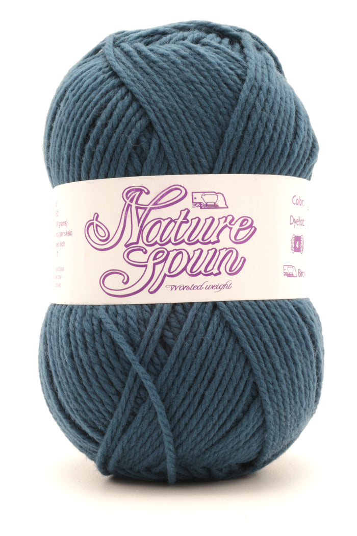 Brown Sheep Co. - NatureSpun Worsted / Child S/L  Adult S / Peacock Plummage 404
