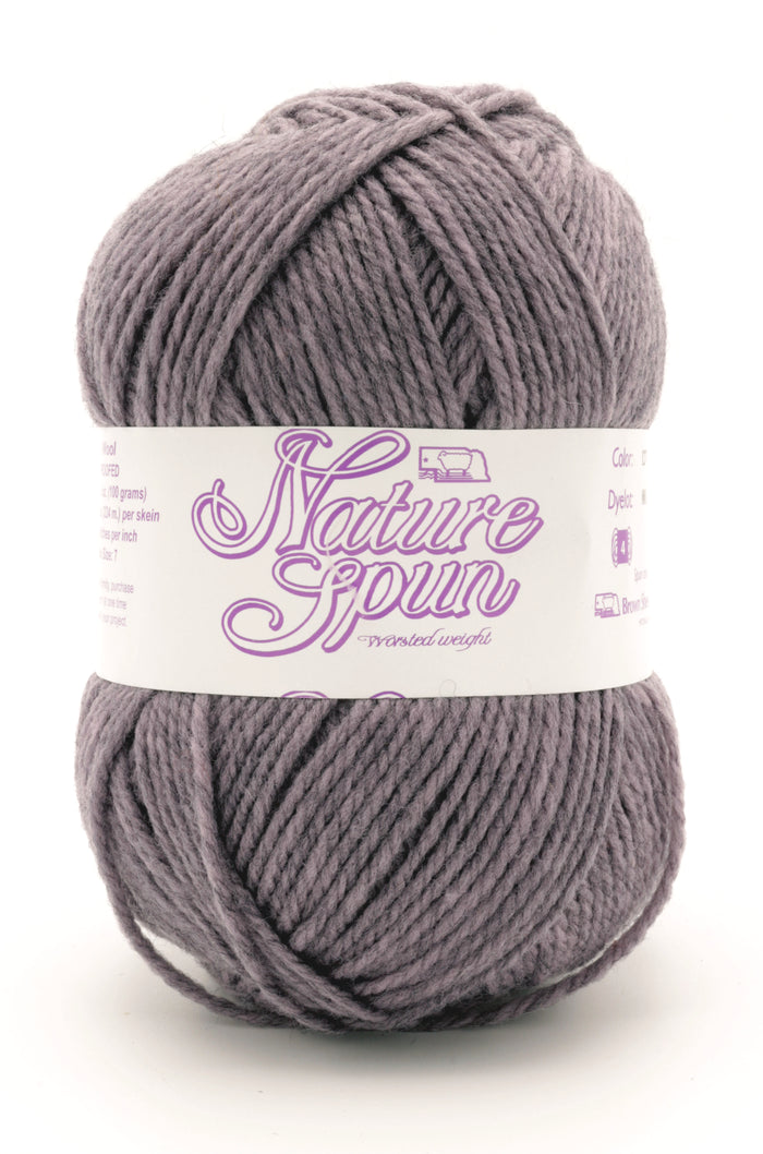 Brown Sheep Co. - NatureSpun Worsted / Child S/L  Adult S / Silver Charm 127