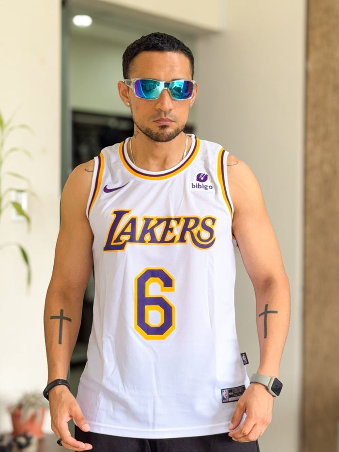 Solera Lakers Clasica 6 James Blanca