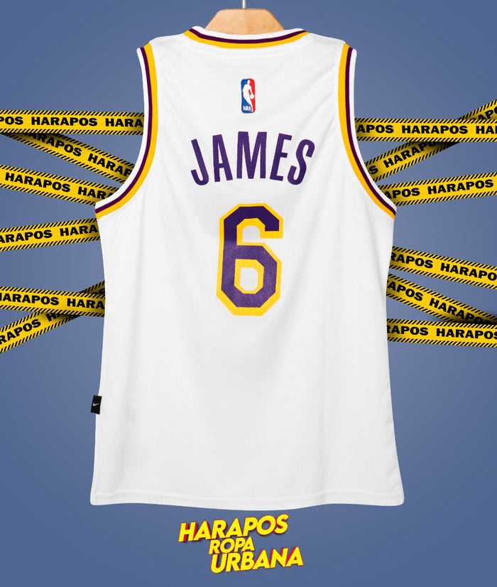 Solera Lakers Clasica 6 James Blanca