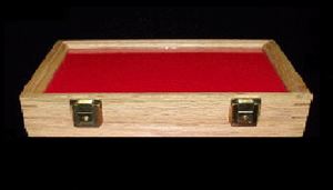 Solid Wood Display Case for Collectors 18" x 12" x 3" - Wood Display Cases - hobbymasterstore - hobbymasterstore