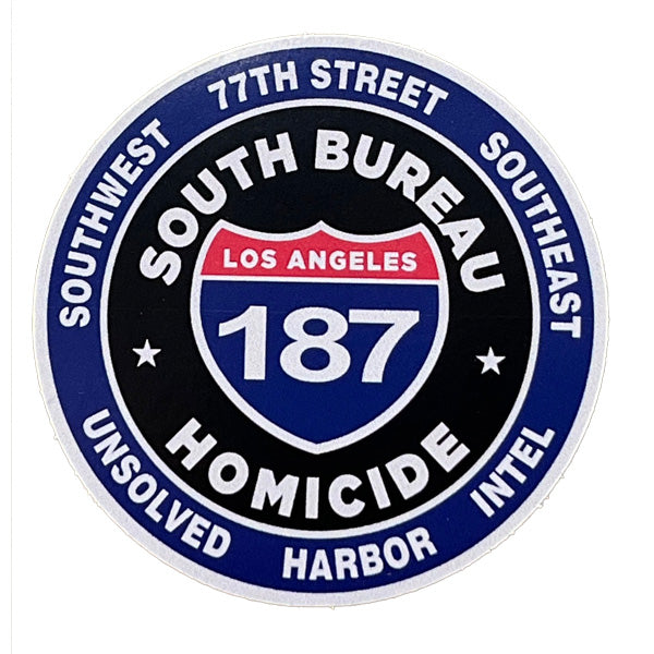 South Bureau Homicide Sticker