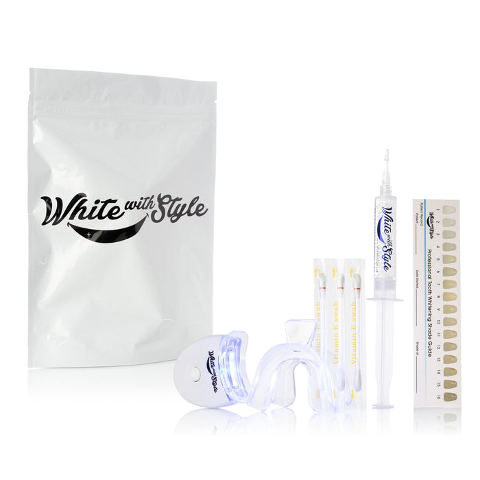 Sparkle White Teeth Whitening Kit w/Coconut Activated Charcoal