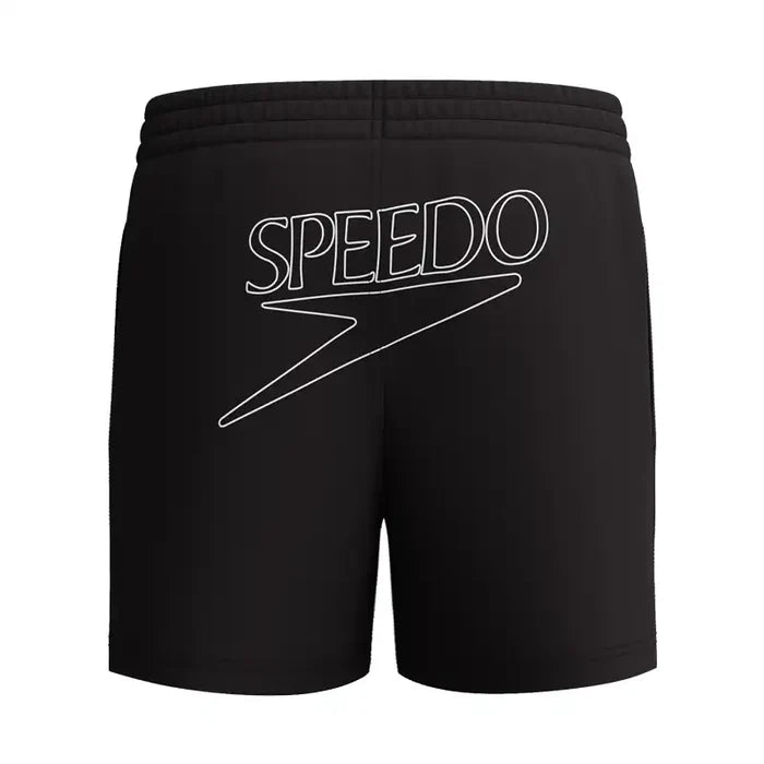 Black Speedo Trunks with logo