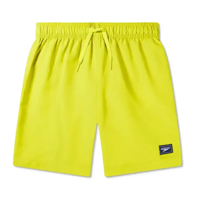 Speedo Boys Solid Volley 15" Swim Short Hyper Yellow
