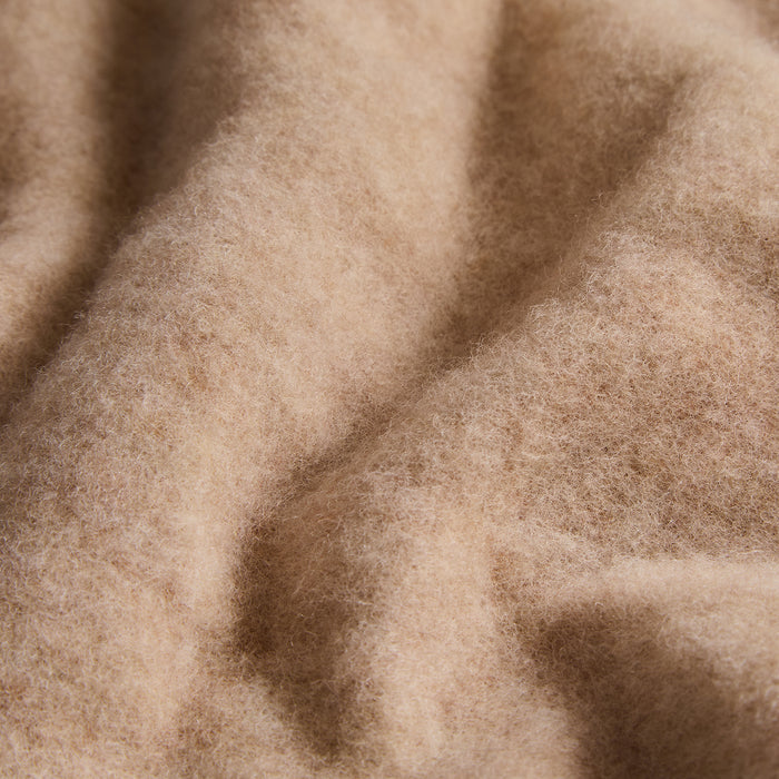 Starling Blanket - Merino Wool Fleece - Sandstorm
