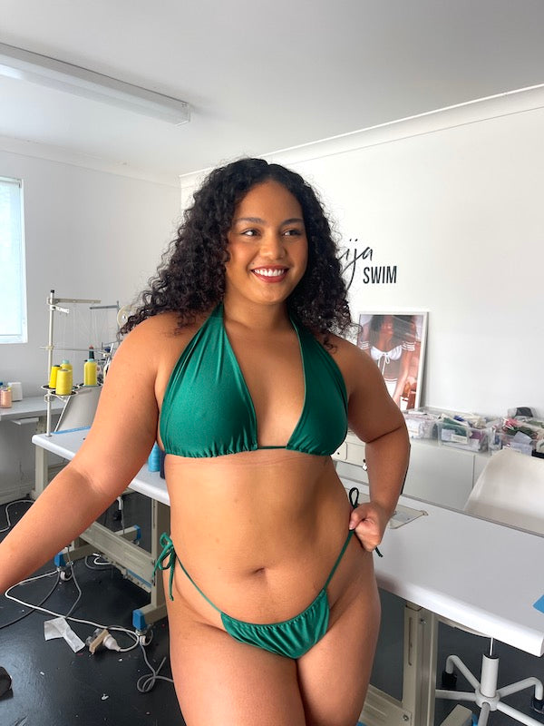 String Tie Halter Set