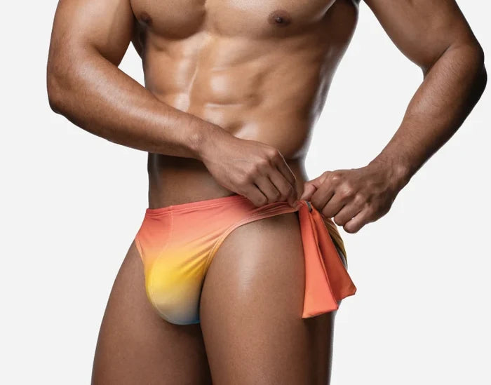 SUNSET KNOTTY SWIM BRIEF