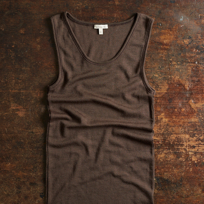 Swift Women's Top - Merino Wool - Bark