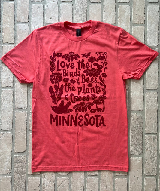 T-Shirt - Birds & Bees, Plants & Trees