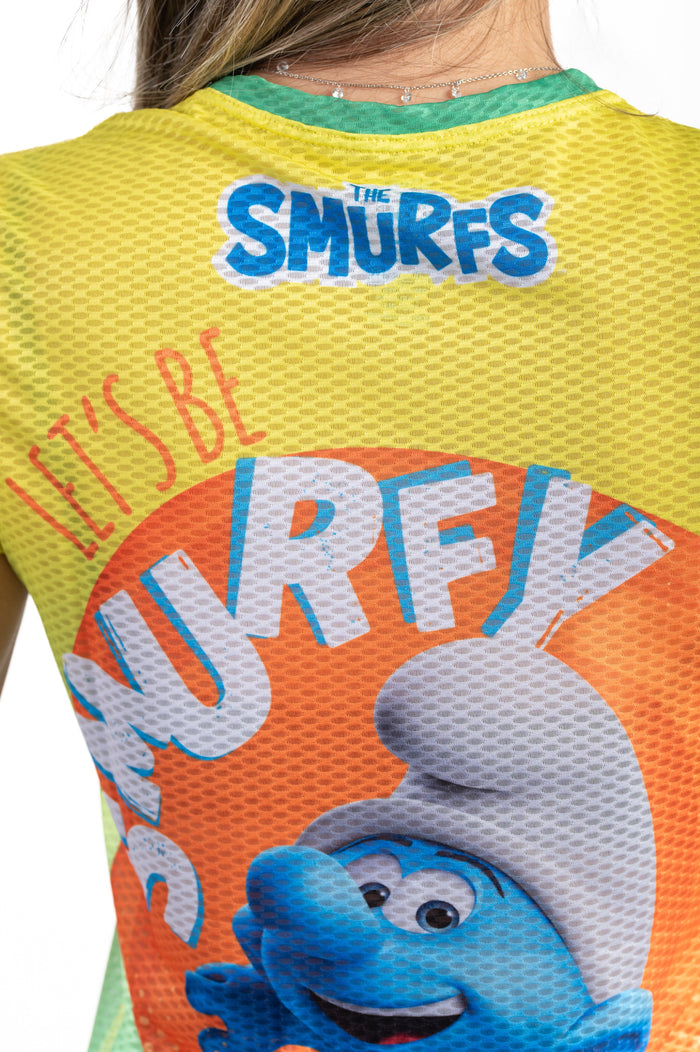 T-Shirt Femme - Smurf Running