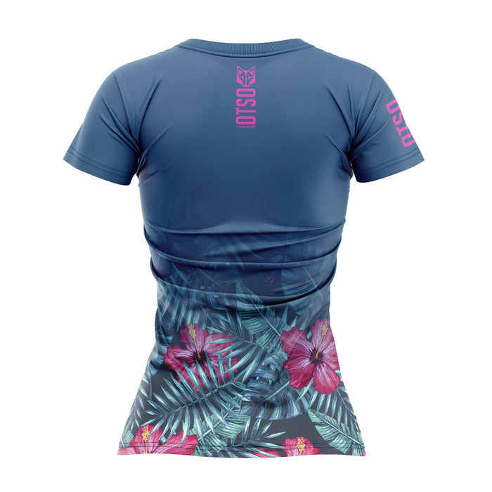 T-shirt Femme manches courtes - Tropical Dark