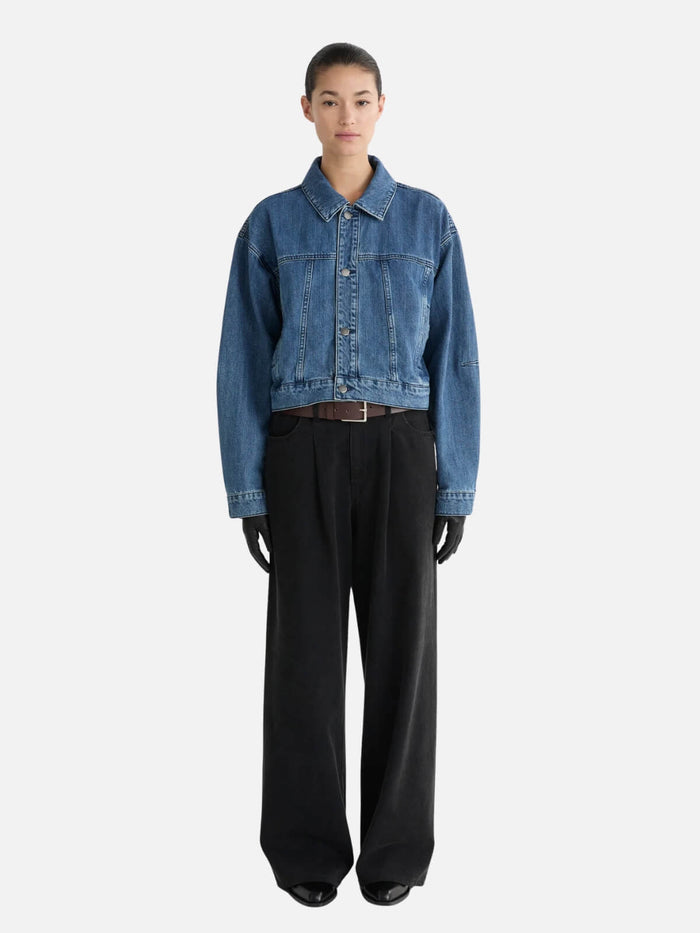 The Laura Jacket  - Blue Denim