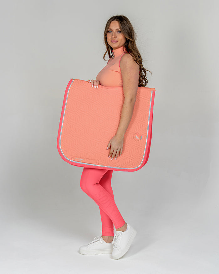 Tide Sleeveless Training Top - Flamingo Peach