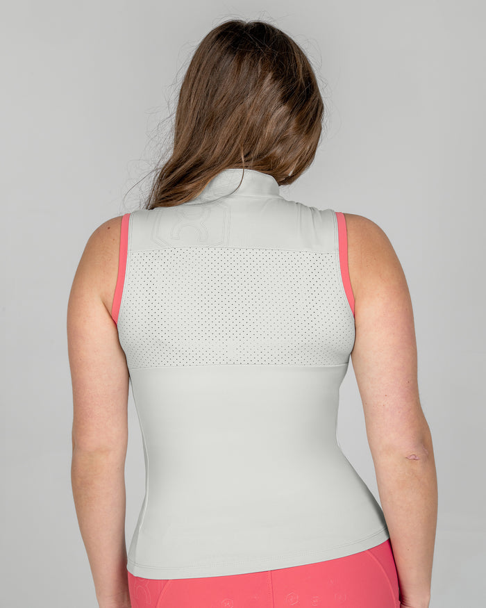 Tide Sleeveless Training Top - Shell Grey