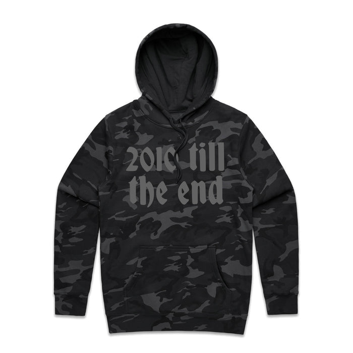 Till the End Hoodie / black camo