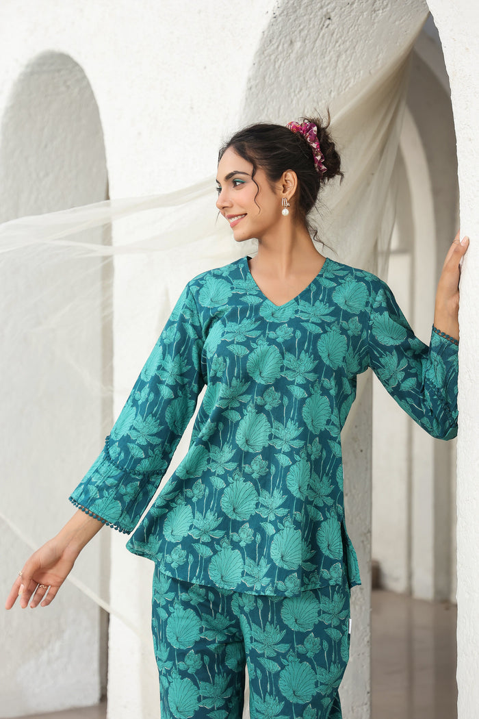 Tranquil Hues Cotton Flex Co-ord Set