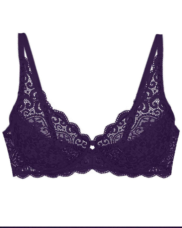 Triumph Amourette Non-Wired Bra - Purple