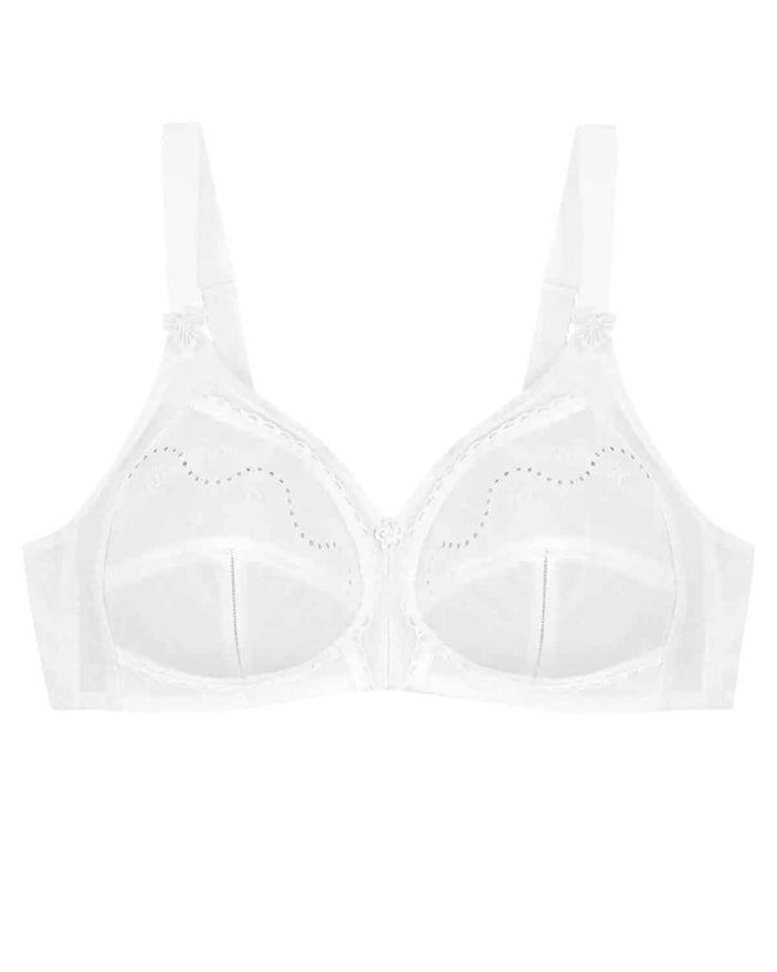 Triumph Doreen Cotton Bra - White