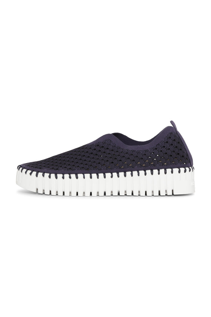 Tulip Shoe - Platform Navy