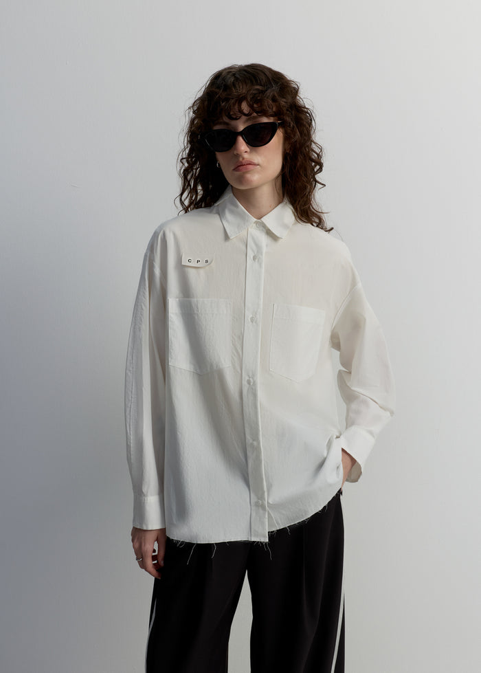 UNFINISHED HEM SHIRT