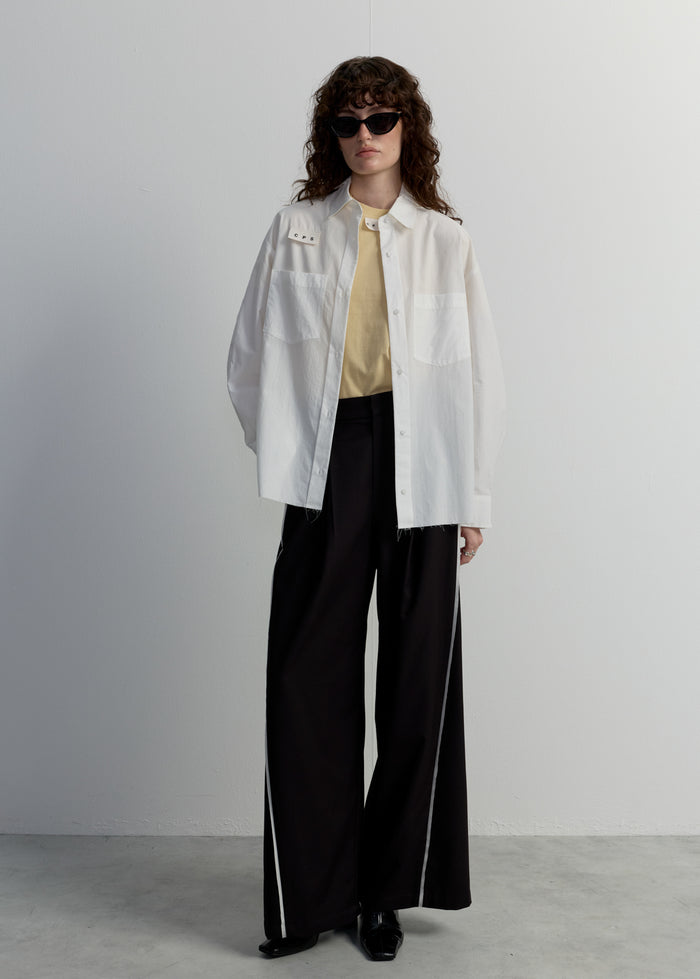 UNFINISHED HEM SHIRT