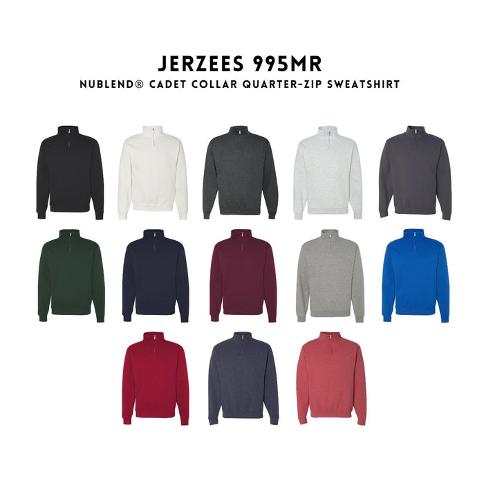 USA Quarter-Zip Sweatshirt – White