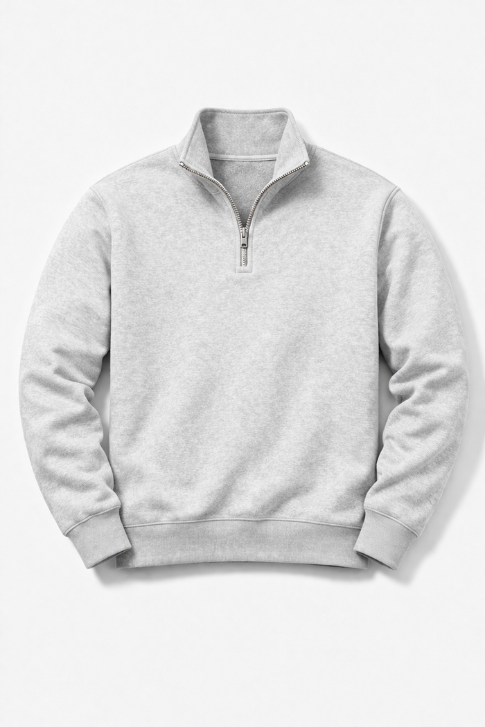 USA Quarter-Zip Sweatshirt – White